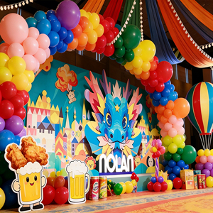 Encantadores Globos de Látex Retro de <span class=keywords><strong>12</strong></span> Pulgadas, Globos Retro Modernos para Decoración Divertida del Día de los Inocentes - Product Image 6