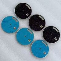 Montre à cadran vierge en pierre naturelle turquoise Lurin de 31 mm, compatible avec le mouvement 8285