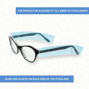Fundas Protectoras Desechables para Patillas de Gafas, Película Protectora para Salón de Belleza, Permanente, Tinte de Cabello, Protector de Gafas - Product Image 3