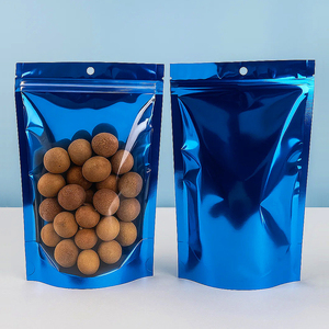 Colorido transparente Zip Lock Plastic Stand up Food Ziplock Bag con agujero para colgar Snacks Nuts Candy Coffee Pouch <span class=keywords><strong>Package</strong></span> - Product Image 2