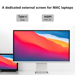 จอคอมพิวเตอร์อลูมิเนียมขนาด 27 นิ้ว 4K 120Hz HD ดีไซน์ระดับมืออาชีพ ช่วงสีสันครอบคลุมกว้าง สำหรับโน้ตบุ๊กและเดสก์ท็อป - Product Image 4