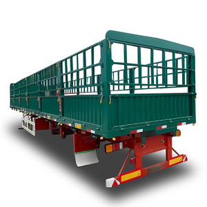 Vente directe d'usine, semi-<span class=keywords><strong>remorque</strong></span> à 3 essieux <span class=keywords><strong>pour</strong></span> le transport de bétail, moutons, porcs et animaux - Product Image 1