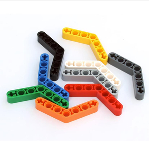 50g công nghệ cao chùm 32348 4x4 dày cong cánh tay với trục Bolt lỗ khối phần tương thích 32348 9686 Wedo 2.0 EV3 Spike gạch đồ chơi - Product Image 2