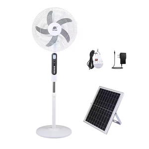 Ventilador de Metal Vertical OEM de 16 Pulgadas con 5 Aspas, Ventiladores Solares Recargables para el Hogar, Ventilador Eléctrico Recargable - Product Image 2