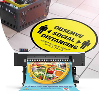 Impresora Eco Solvente de 1.6M, Nueva Actualización, Mejor Rendimiento, Plotter de Inyección de Tinta Eco Solvente de Gran Formato