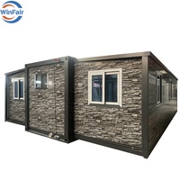 WinFair Luxe 30Ft 2 Chambre à coucher Extensible Container House Villa Maisons Préfabriquées Moderne Haut de Gamme à Vendre en Grèce