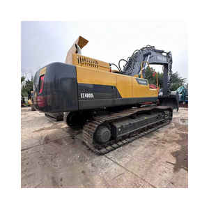 Excavatrice hydraulique sur chenilles Hyundai 480 d'occasion certifiée capacité de 48 tonnes avec godet à pouce à grande échelle moteur Volvo CE/EPA approuvé - Product Image 1