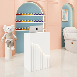 Salon trang trí móng tay nhỏ thu ngân truy cập với đèn ăn mặc cửa hàng minibar phổ biến cắt tóc phía trước bảng - Product Image 1