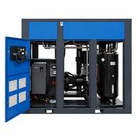Compresseur d'air à vis à aimant permanent VFD 175HP 132KW 7-10bar à faible coût d'exploitation, compresseur d'air rotatif industriel
