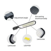 Farola LED para Exteriores de 150W, Eficiente Energéticamente, IP65 Impermeable, Cuerpo de Aluminio, Larga Vida Útil, Iluminación Vial