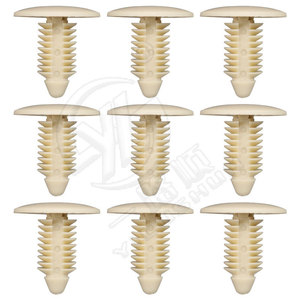 Clips à rivets en forme d'arbre à pointes Xinyida A391 pour la réparation de l'intérieur du coffre et du plafond des véhicules General Motors, en plastique nylon - Product Image 1