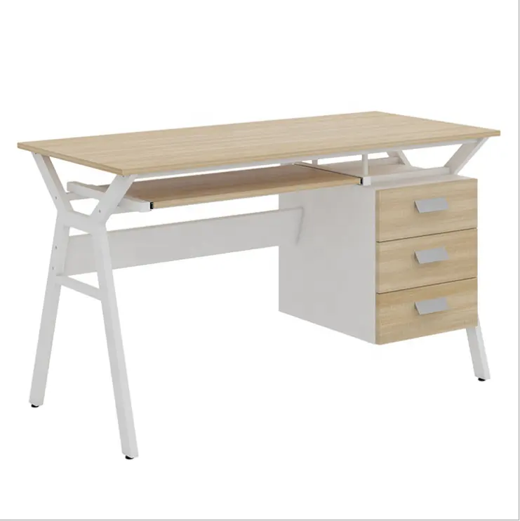 Venta al por mayor de fábrica, mesas de <span class=keywords><strong>escritorio</strong></span> de ordenador de oficina en casa de madera modernas baratas