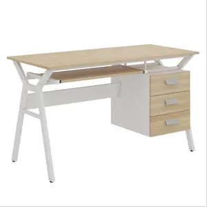 Mesas de escritorio de madera modernas, venta al por mayor, de fábrica