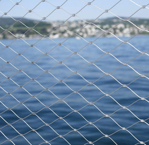 Whosale Muestra gratis 1,4mm 304/316 SS Red de malla de cuerda de alambre para puente Protección contra caídas laterales Malla de cable de acero inoxidable - Product Image 4