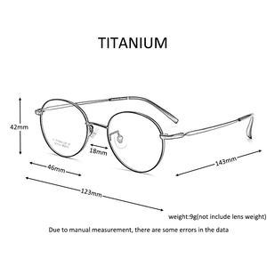 <span class=keywords><strong>Occhiali</strong></span> <span class=keywords><strong>da</strong></span> <span class=keywords><strong>vista</strong></span> con montatura ottica <span class=keywords><strong>da</strong></span> bambina con viso piccolo Jiojew Ultra Light B titanio rotondi - Product Image 2