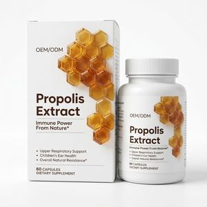 Capsules d'extrait de <span class=keywords><strong>propolis</strong></span>, de gelée royale et de pollen d'abeille, agent immunostimulant, complément alimentaire énergétique, capsule de <span class=keywords><strong>propolis</strong></span> - Product Image 1