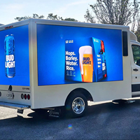 Écran d'affichage à LED numérique étanche pour l'extérieur Écran d'affichage à LED pour voiture/véhicule Écran numérique à LED Publicité pour camion remorque