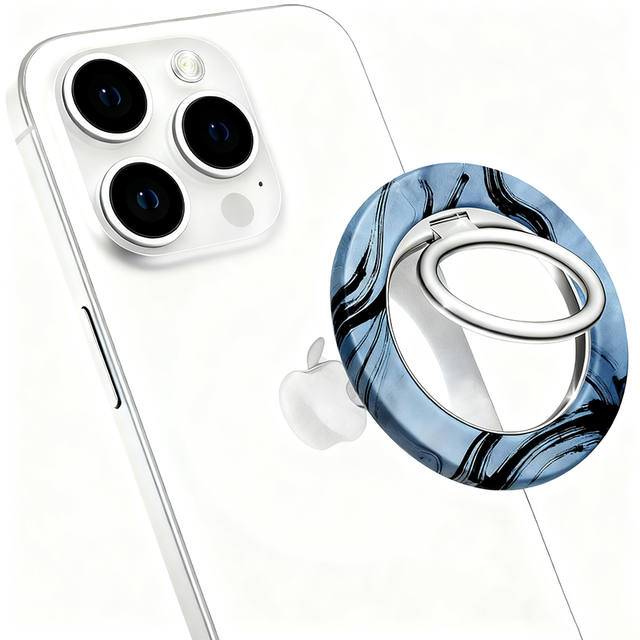 Wholesale Custom Design Portable Phone Grip Flexible Adjustable Finger Ring Holder Strong Magnetic Mobile Phone Ring