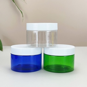 Wide-Mouth 250ml Clear <b>Plastic</b> Container for Skin Care Face Cream Lipstick Craft 200g Capacity Durable Personal Care Storage <b>Jar</b> - Product Image 3
