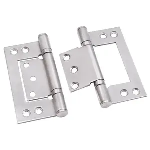 Bản Lề Cửa Gỗ Bướm 4 Inch Bản Lề Cửa Thép Không Gỉ Bản Lề Lỗ Vít 7 Kiểu Châu Âu