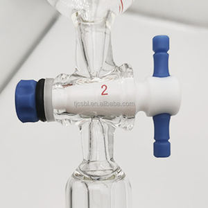 10-1000ml vidro borosilicato laboratório funil com PTFE Stopcock Graduado pressão constante equalização soltando funil - Product Image 3