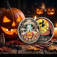 Maßgefertigte Weihnachts- und Halloween-Herausforderungsmünzen Vergoldete Antike Feng Shui Großhandel Souvenir-Geschenke Logo 3D Emaille Großbestellung