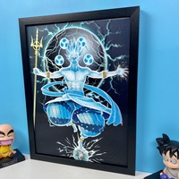 Affiche Manga Lenticulaire 3D à Effet de Mouvement, Impression Anime de Haute Qualité, Peinture Aquarelle Personnalisée, Décoration Intérieure Écologique à Effet Flip