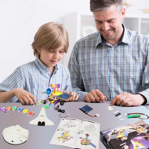Nouveauté 2026 : Jouets DIY à assembler en boîte de 3 – Voitures solaires auto-assemblables 3-en-1 et robot intelligent rechargeable - Product Image 4