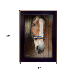 HMS Blaze Wall Art stampa con cornice nera elegante targa per la decorazione della casa - Product Image 5