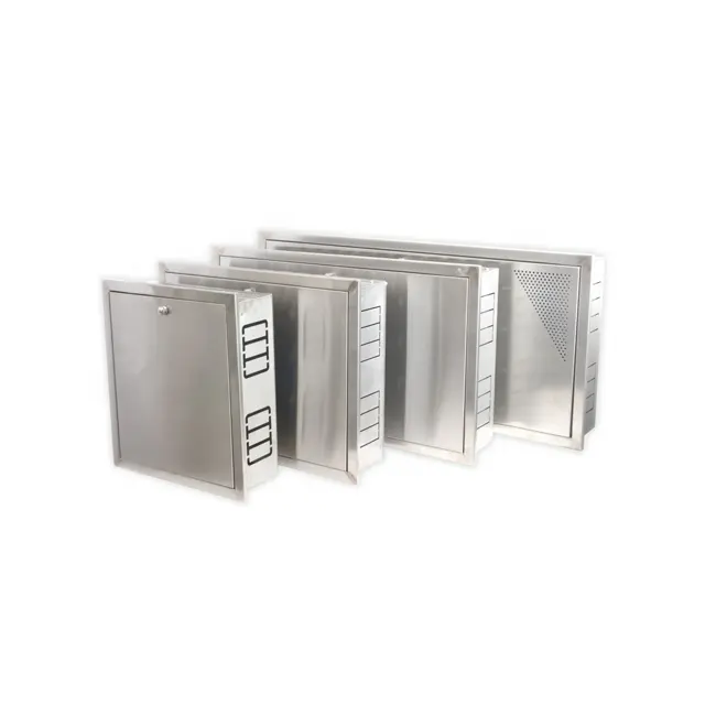 Waterproof Electric Switch Metal Underfloor Manifold Box Cabinet For Recess Mounting