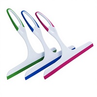 Raclette de nettoyage de vitres créative en plastique pour la maison, modèle L2372, à suspendre, pour un nettoyage facile