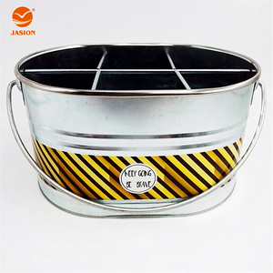 Retro Kim Loại Thép Không Gỉ Xô Đá Champagne Nước Giải Khát Bồn Bia <span class=keywords><strong>Ice</strong></span> <span class=keywords><strong>Bucket</strong></span> Với Chân Đế Cho 6 Chai Champagne Heinek - Product Image 6