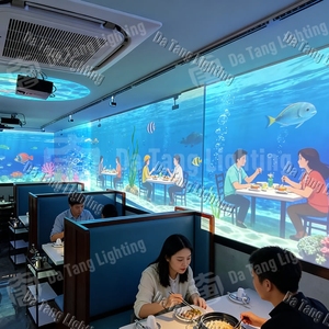 Système de projection interactif pour table de salle à manger avec effets holographiques 3D pour les restaurants, les fêtes et les événements - Product Image 6