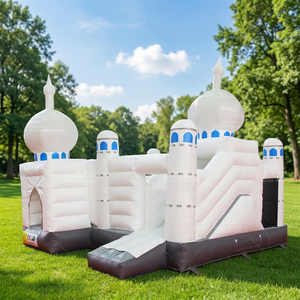 WINSUN Islamic Style <b>Inflatable</b> Bounce <b>House</b> with Slide PVC Waterproof Fireproof Commercial Grade Kids Party Amusement Park - Product Image 1
