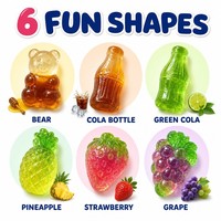 Candy Sweet Gummy Soft Candy Sweets Custom Different Shapes Factory Wholesale Assorted Gummy