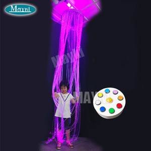 Multi-Sensorische Kamer Glasvezel Verlichting Plafondbevestiging Kalmerende Led Glasvezel Douchegordijnen Met Heldere Sparkle Vezels - Product Image 2