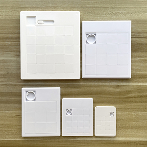 Jouet promotionnel OEM Impression personnalisée Mini puzzle coulissant en plastique Jeu de blocs mobiles carré Puzzle coulissant vierge - Product Image 1
