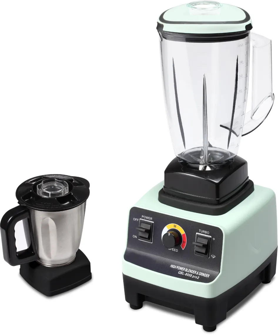 2 In 1 Power Blender 2 Liter Commerciële Blender Van Hoge Kwaliteit