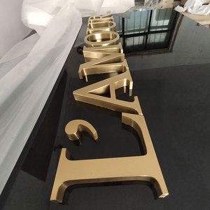 Lettere Personalizzate 3D in Ottone Dorato <span class=keywords><strong>per</strong></span> Insegne Esterne di <span class=keywords><strong>Negozi</strong></span> - Product Image 6