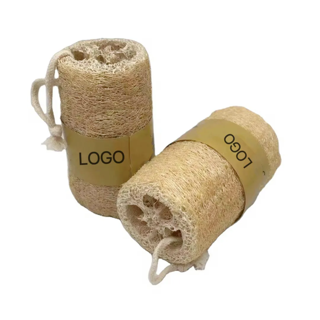 Loofah esponja de limpeza orgânica luffa, esponja natural sem descolorado, limpeza eco-amigável, luffa cru