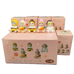 Blind Box Shrimp Shark Katze Mofus and Kawaii Mini Figuinre Japanisch Q Ver Anime Sanrios Figur Spielzeug puppe - Product Image 4