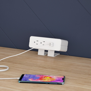 Omni Chất lượng cao chống cháy bàn gắn bàn ổ cắm với USB Type-C và 2 AC cửa hàng 15A cho văn phòng sử dụng - Product Image 6
