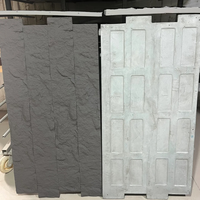 Panneau mural en pierre 3D en polyuréthane PU léger, imperméable et ignifuge, design moderne, pour intérieur et extérieur, vente en gros d'usine