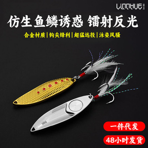 Leech Evolution Spoon Lure Gold Red Dot Freshwater Bass Fishing Zinc Alloy 12g - Product Image 5