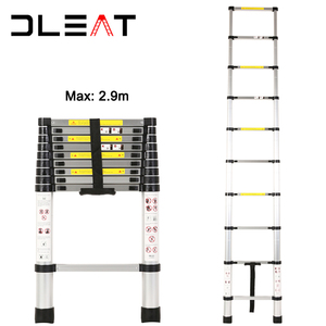 Échelle télescopique en aluminium pliable recommandée, <span class=keywords><strong>30</strong></span> pieds/pieds, échelle droite multi-positions à 10 marches - Product Image 2