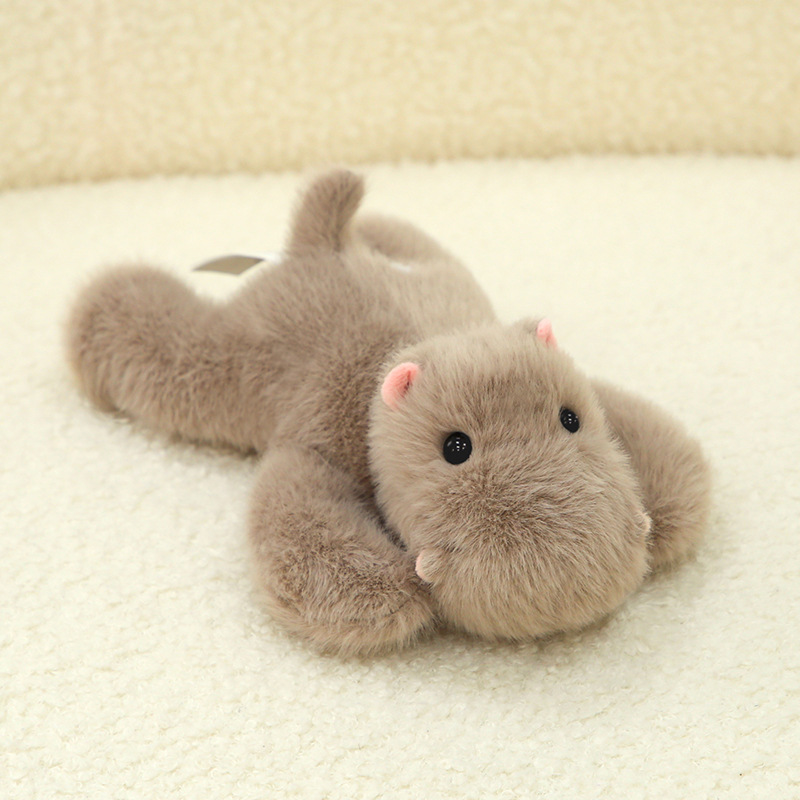 Origin lying flat hippopotamus