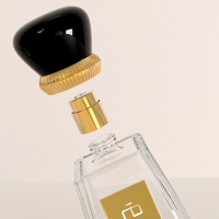Bouteilles en verre vides opaques coniques de luxe vaporisateur cosmétique 100ML atomiseur femme femmes bouteille de parfum avec bouchon