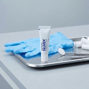 Tube souple mini blanc en PE de 0,5g et 1g pour <span class=keywords><strong>ciment</strong></span> <span class=keywords><strong>dentaire</strong></span>, emballage d'échantillons de pommade de qualité médicale avec bouchon à vis côtelé - Vente en gros - Product Image 5