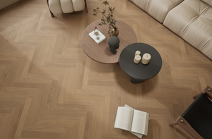 [ Nome: Champagne ] Parquet in Rovere Bianco a Spina di Pesce a 3 Strati in Legno Ingegnerizzato - Product Image 5