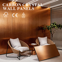 Panneau mural en cristal de Canton imperméable, ignifuge, insonorisé et écologique pour la décoration intérieure de la maison, de la villa et du mur de fond de télévision